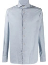 CORNELIANI MICRO-CHECK COTTON SHIRT