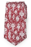 Cufflinks, Inc Christmas Ornament-print Silk Tie In Red