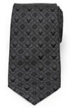 Cufflinks, Inc Mickey Mouse Geometric Silk Tie In Black