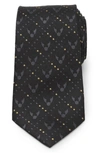 Cufflinks, Inc Harry Potter Golden Snitch Silk Tie In Black