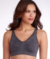 Bali Comfort Revolution Comfortflex Fit Seamless Shaping Wireless Bra 3488 In Grey Heather