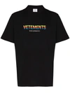 VETEMENTS THINK DIFFERENTLY CREW NECK T-SHIRT