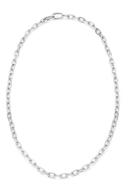 Monica Vinader Alta Capture Mini Link Sterling Silver Necklace