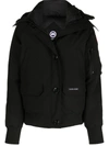 Canada Goose Chilliwack - Bomber Jacket With Hood Lining In Black