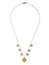 ANISSA KERMICHE 18KT YELLOW GOLD LOUISE D'OR COLLIER COIN NECKLACE