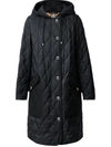 BURBERRY ROXBY DIAMOND-QUILTED MID-LENGTH COAT
