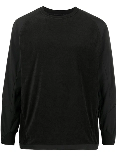 And Wander Base Fleece Sweatshirt In Black