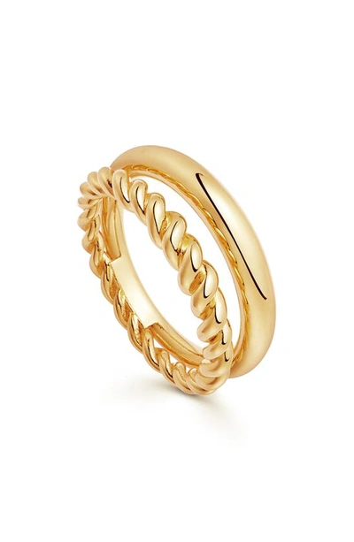 Missoma Radial Ring In Gold