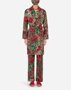 DOLCE & GABBANA Rose-print robe with matching face mask