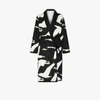 DESMOND & DEMPSEY CYGNUS SWAN PRINT ROBE AND EYE MASK SET,WOMENSONIONQUILTEDROBELEDAWEY16090763