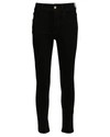 Frame Le Sylvie Coated High-rise Skinny Jeans In Larsen
