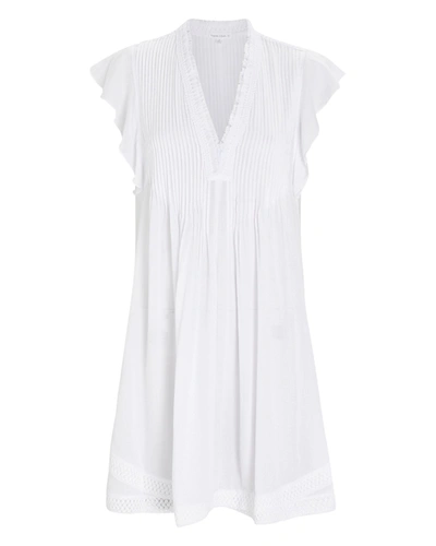 Poupette St Barth Women's Sasha Lace-trim Mini Dress In White