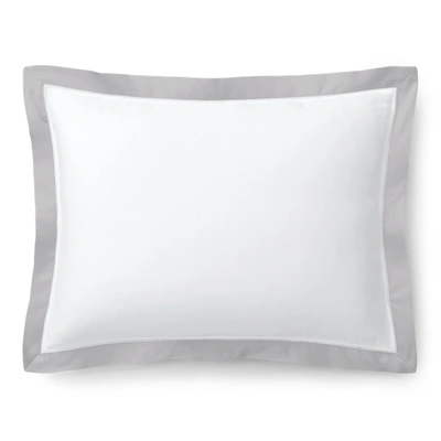 Polo Ralph Lauren Organic Sateen Border Pillow In Platinum