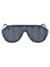 FENDI FENDI EYEWEAR FF MONOGRAM AVIATOR SUNGLASSES