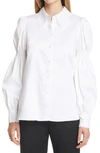 TED BAKER BRIONA LACE BUTTON-UP SHIRT,248544
