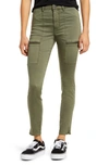 ARTICLES OF SOCIETY CARLYON SKINNY ZIP CARGO PANTS,5399CPD-666