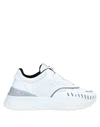 TOD'S TOD'S WOMAN SNEAKERS WHITE SIZE 12 SOFT LEATHER, TEXTILE FIBERS,11970144UX 6