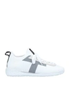 TOD'S TOD'S WOMAN SNEAKERS WHITE SIZE 4.5 SOFT LEATHER, TEXTILE FIBERS,11971584BF 14
