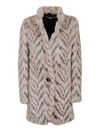 STELLA MCCARTNEY STELLA MCCARTNEY FAUX FUR DOUBLEBRESTED KIRA COAT