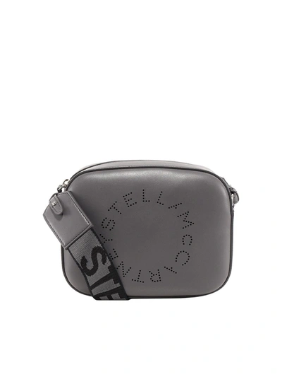 Stella Mccartney Stella Logo Cross Body Bag In Grey