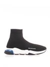 BALENCIAGA trainers SPEED CLEAR SOLE IN BLACK