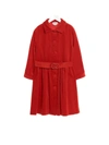 GUCCI CORDUROY DRESS IN RED