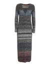 MISSONI KNITTED MULTICOLOR DRESS