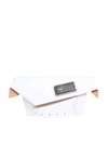 MAISON MARGIELA SNATCHED SMALL SHOULDER BAG IN WHITE