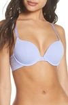 ON GOSSAMER SLEEK MICRO LACE UNDERWIRE CONVERTIBLE PUSH-UP BRA,G9200