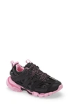 Balenciaga Track Low-top Sneakers In Black - Pink
