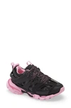 Balenciaga Track Low-top Sneakers In 1050 Black/ Pink