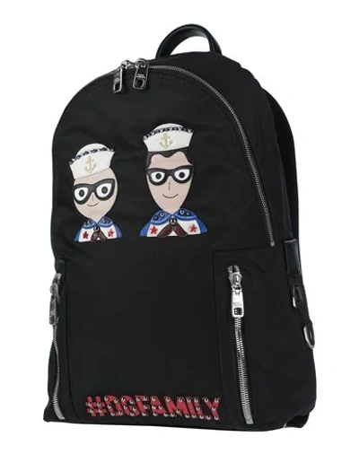 Dolce & Gabbana Backpacks In Black