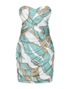 Elisabetta Franchi Short Dresses In Turquoise