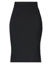 Dolce & Gabbana Knee Length Skirts In Black