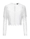 JUST CAVALLI JUST CAVALLI WOMAN BLOUSE WHITE SIZE 8 POLYAMIDE, VISCOSE,38959800KI 3