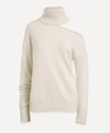 Paige Raundi Cold-shoulder Wool Sweater In Ivory