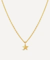 Dinny Hall Gold Plated Vermeil Silver Bijou Mini Star Pendant Necklace In Gold