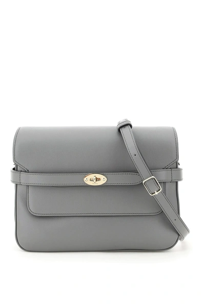 Mulberry Belted Bayswater Accordion Bag In Grey
