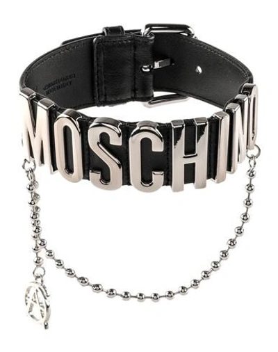 Moschino Necklace In Black