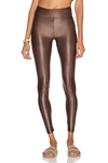 Koral Lustrous High-rise Athletic Leggings In Cafe