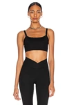 Year Of Ours Ribbed Stretch-jersey Sports Bra In Black
