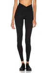 Year Of Ours Veronica High Waist Rib Leggings In Black