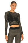 WOLFORD X ADIDAS STUDIO MOTION CROP TOP,WFOR-WS21