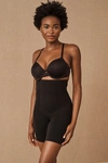 Spanx Oncore High Waisted Mid Thigh Shorts In Black