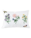 Lenox Flower Study Decorative Pillow, 14" X 20" In Multi