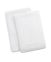 Truly Calm Antimicrobial Memory Foam 2-pc. Bath Rug Set, 17" X 24" In White