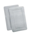 Truly Calm Antimicrobial Memory Foam 2-pc. Bath Rug Set, 20" X 32" In Light Gray