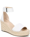 Franco Sarto Clemens Espadrille Wedge Sandal In White