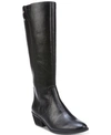Dr. Scholl's Women's Brilliance Wide-calf Tall Boots Women's Shoes In Black