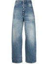 MM6 MAISON MARGIELA HIGH RISE TAPERED JEANS
